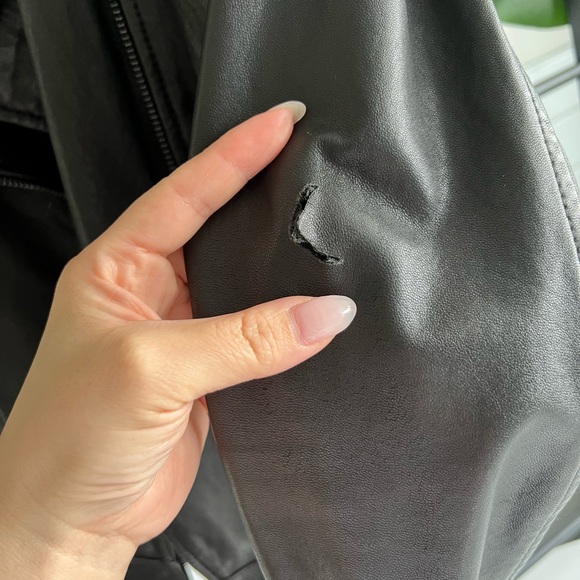 Mackage Black Leather Jacket - Picture 8 of 8